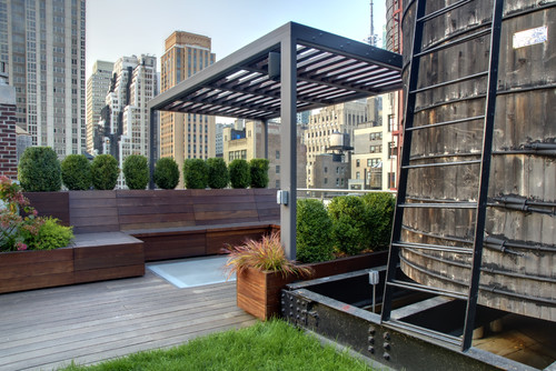Contemporary Rooftop Decking