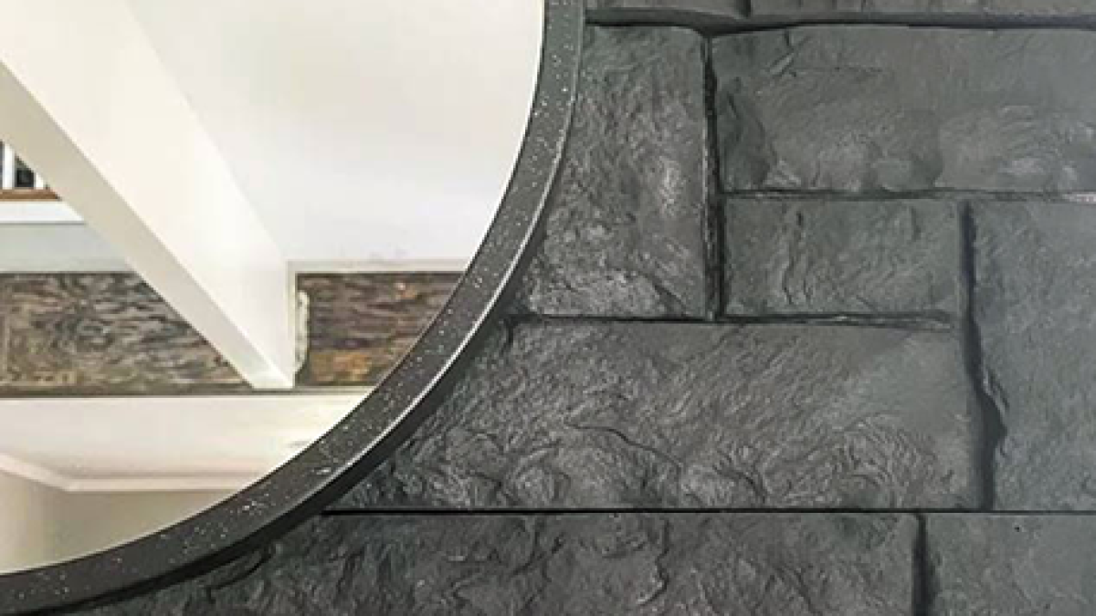 Dramatic Stone Accent Wall