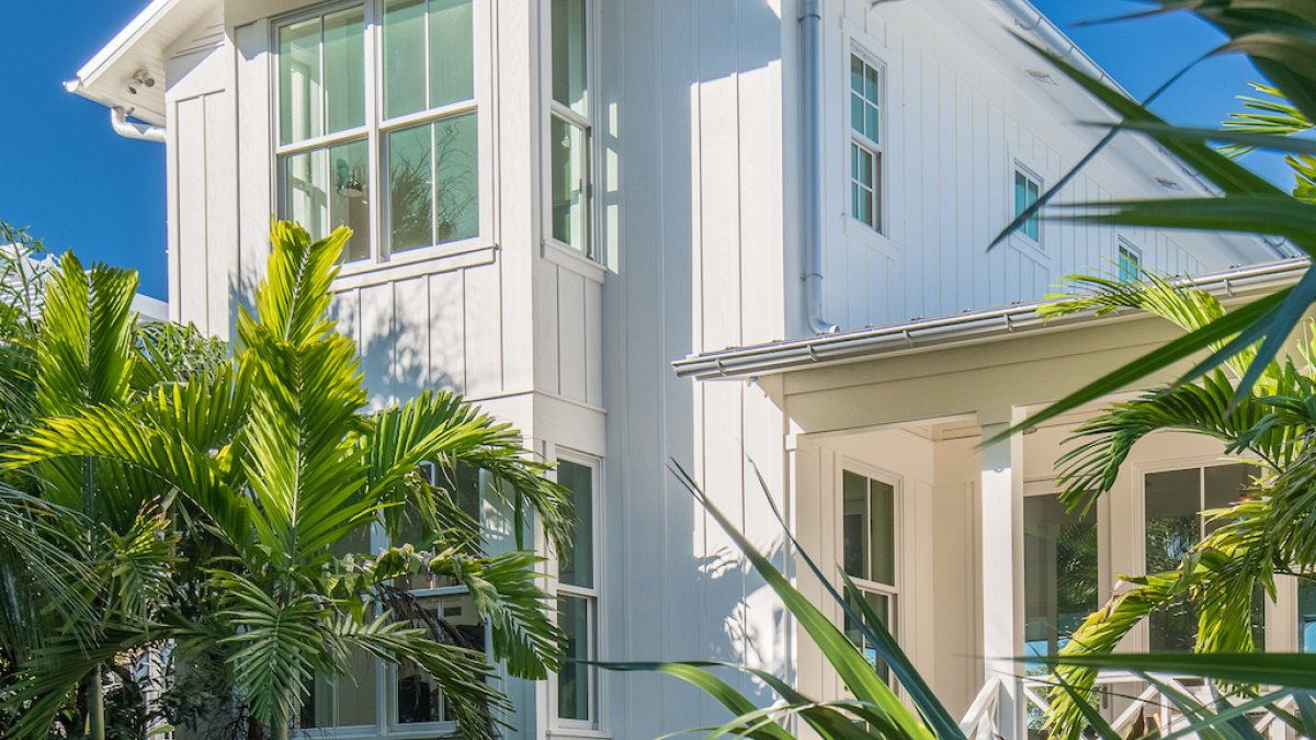 tropical white house