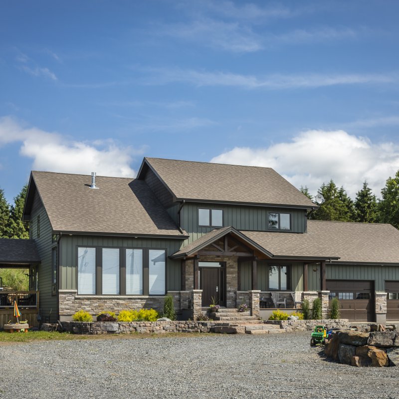 front facade of house