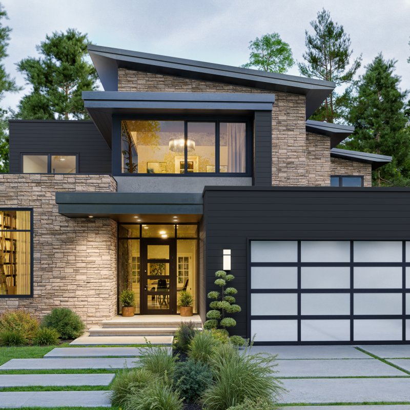 front facade of house