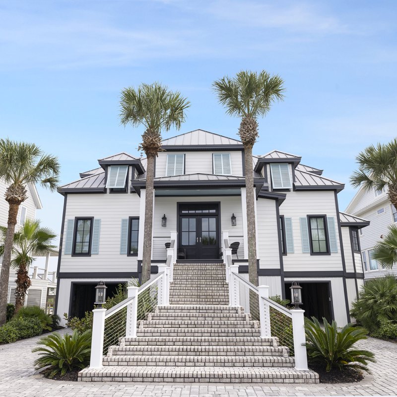 front facade of house