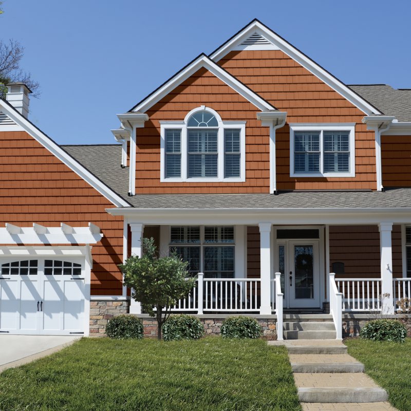 front facade of house