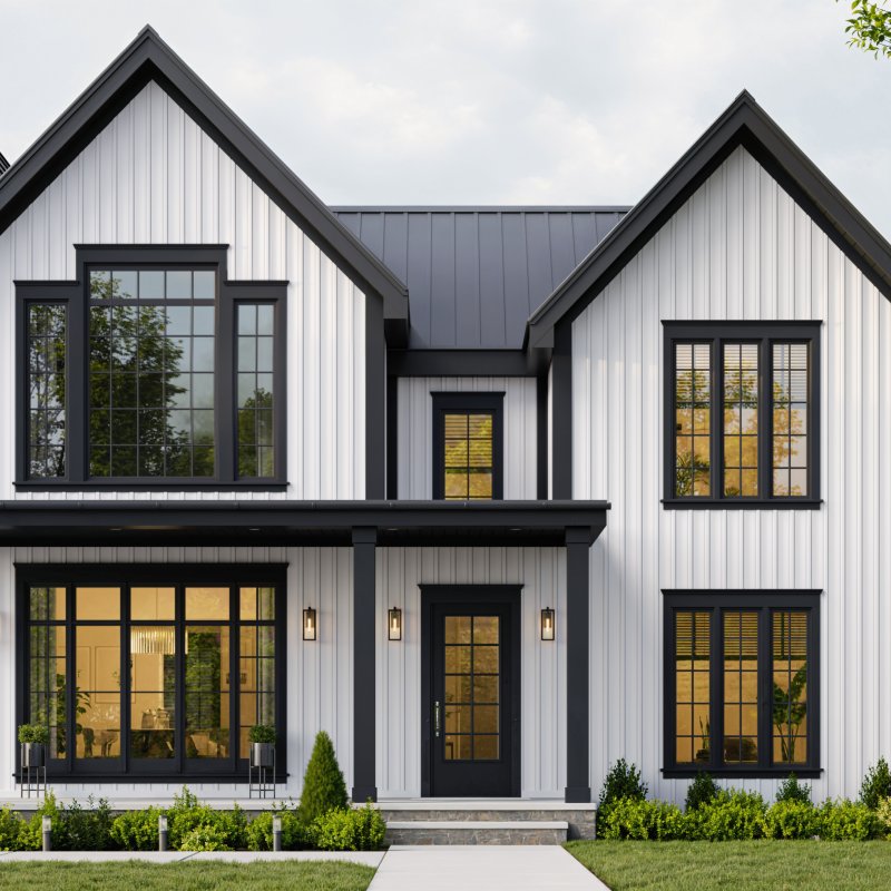 front facade of house