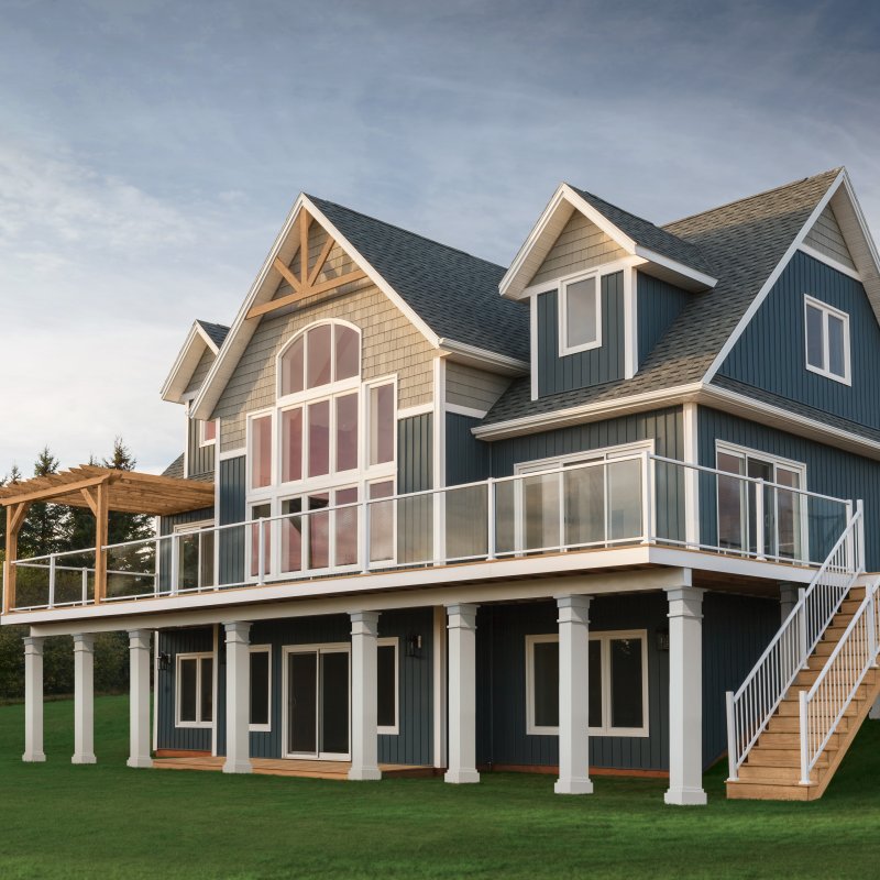 front facade of house