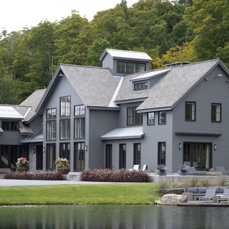 front facade of house